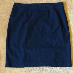 Banana Republic Lined Wool Work Skirt